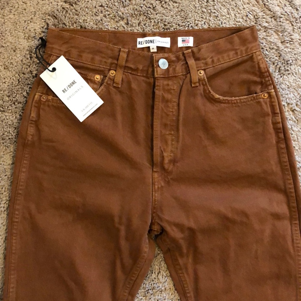 Straight leg jeans